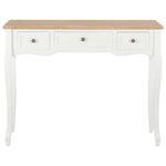 ZNTS Dressing Console Table with 3 Drawers White 280044