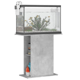 ZNTS Aquarium Stand Concrete Grey 75x36x72.5 cm Engineered Wood 833651