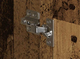 Warderobe with Door Old Wood 50 x 50 x 200 cm Engineered Wood 3403020