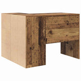Corner Desk with Drawer Old Wood 102 x 88 x 75 cm 3337279
