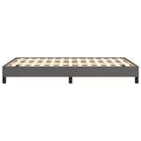 Bed Frame without Mattress Grey 120x190 cm Small Double Faux Leather 3269623