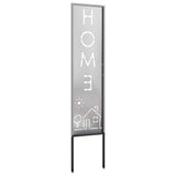 Garden Privacy Screen Silver 32 x 140 cm Stainless steel 876270