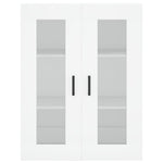 Highboard White 69.5x34x180 cm Engineered Wood 3198209