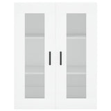 Highboard White 69.5x34x180 cm Engineered Wood 3198209