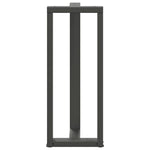 ZNTS Bar Table Legs T-Shaped 2 pcs Anthracite 40x35x cm Steel 4013086