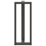 ZNTS Bar Table Legs T-Shaped 2 pcs Anthracite 40x35x cm Steel 4013086