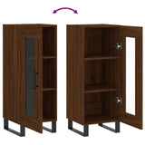 Sideboard Brown Oak 34.5x34x90 cm Engineered Wood 828827