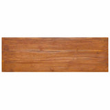 Wall-mounted TV Cabinet 90x30x30 cm Solid Teak Wood 289084