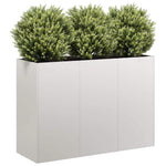 ZNTS Planter 120x40x80 cm Stainless Steel 860721