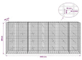 Gabion with 5 mm Wire and 5x10 cm Mesh 350x20x200 cm 3464593