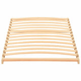 Slatted Bed Base Brown 70 x 190 cm Solid Beech Wood 42015276