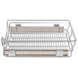 50480 Pull-Out Wire Baskets 2 pcs Silver 500 mm