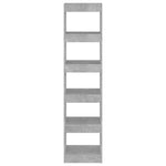 Book Cabinet/Room Divider Concrete Grey 40x30x166 cm 811632