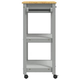 Kitchen Trolley MONZA 60x40x88.5 cm Solid Wood Pine 376095
