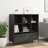 Highboard Black 101.5x39x103.5 cm Steel 851388