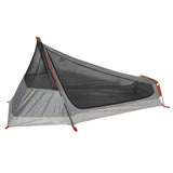 Camping Tent Tunnel 1-Person Grey and Orange Waterproof 94610
