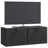 Wall-Mounted TV Cabinet Black 78.5 x 31 x 30 cm Engineered Wood 898206