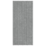 Roof Panel 12 pcs Silver 100 x 45 cm Galvanised steel 42047131