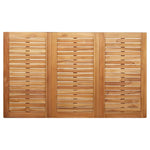 Garden Dining Set 7 pcs Brown Solid teak wood 3334800