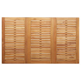Garden Dining Set 7 pcs Brown Solid teak wood 3334800