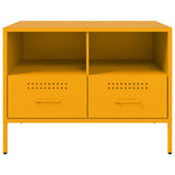 TV Cabinets 2 pcs Mustard Yellow 68x39x50.5 cm Steel 843049