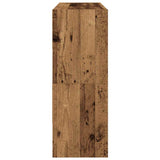 Shoe Racks 2 pcs Stackable Old Wood 89.5x30x40 cm 858854