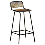 Bar Chairs 4 pcs Solid Reclaimed Wood 321956