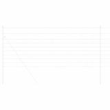 Field Fence Silver 50 x 1 m Galvanised steel 42005835