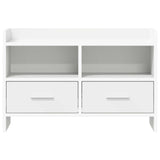 TV Cabinet 71.5 x 33 x 47 cm White Engineered Wood 8011147