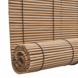Bamboo Roller Blinds 2 pcs Brown 120 x 220 cm 3057520