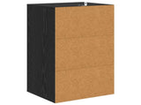 Sideboard with Drawer Black Oak 40 x 33 x 70 cm Engineered wood 881002