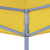 Party Tent Roof 4.5x3 m Yellow 270 g/m 315374