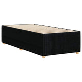 Bed Frame without Mattress Black Single Fabric 3285037