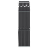 Log Holder Anthracite 80x45x190 cm Galvanised Steel 364560