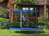 8ft Trampoline with Safety Enclosure Net, Steel Frame Outdoor Trampoline, with Edge, Safety Cover T3398P349143