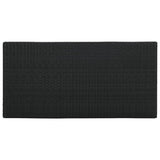 Bar Table with Storage Rack Black 120x60x110 cm Poly Rattan 313476