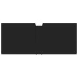 Bathroom Sink Cabinet Black Engineered wood Medium 842461