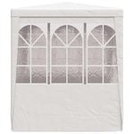 Professional Party Tent with Side Walls 2.5x2.5 m White 90 g/m 48518