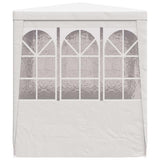 Professional Party Tent with Side Walls 2.5x2.5 m White 90 g/m 48518