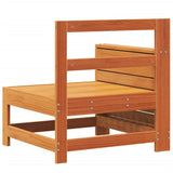 Garden Armrest Sofa Wax Brown 69x62x70.5 cm Solid Wood Pine 844885