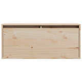 Wall Cabinet 80x30x35 cm Solid Wood Pine 813455