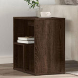 Side Tables 2 pcs Brown Oak 50x30x50 cm Engineered Wood 840568