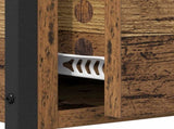 Console Table Old Wood 100 x 40 x 75 cm Engineered Wood 882227