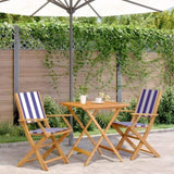 Bistro Set Blue and White 3281885