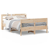 Bed Frame without Mattress 135x190 cm Solid Wood Pine 3306942