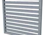 Wall Mounted Plant Stands Set of 2, Fir Wood Flower Stand with Shelves and Slatted Trellis for T3398P325123
