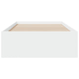 Bed Frame with Storage White 80 x 200 cm Engineered Wood 3429525