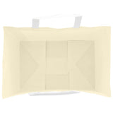 Paper Bags 250 pcs with Handles Yellow 32x22x28 cm 4102016