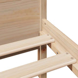 Bed Frame without Mattress 75x190 cm Small Single Solid Wood Pine 3309794