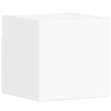 5 Piece TV Cabinet Set White Engineered Wood 3078653